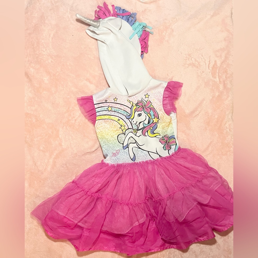 nickelodeon jojo unicorn dress size 6x